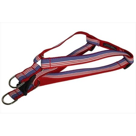 SASSY DOG WEAR Sassy Dog Wear AMERICAN FLAG2-H American Flag Dog Harness - Small AMERICAN FLAG2-H